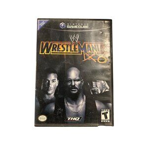 WWE WrestleMania X8 Nintendo GameCube Complete Case & Disc video game